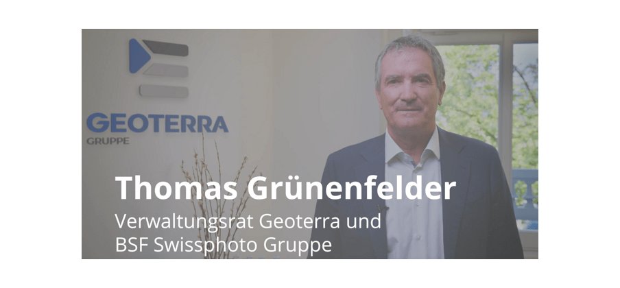 Wineus Advisory: <br> Thomas Grünen­felder - Board of Director of Geoterra Group and SF Swissphoto Group