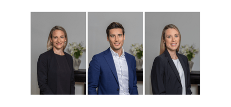 Wineus congratulates Rebekka Kuster, Yves Sewo and Lynn Klingler to their promotions